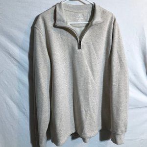 George Cream/grey Men's V neck Pull over Large.
